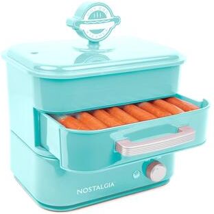 Nostalgia Hot Dog Steamer and Bun Warmer