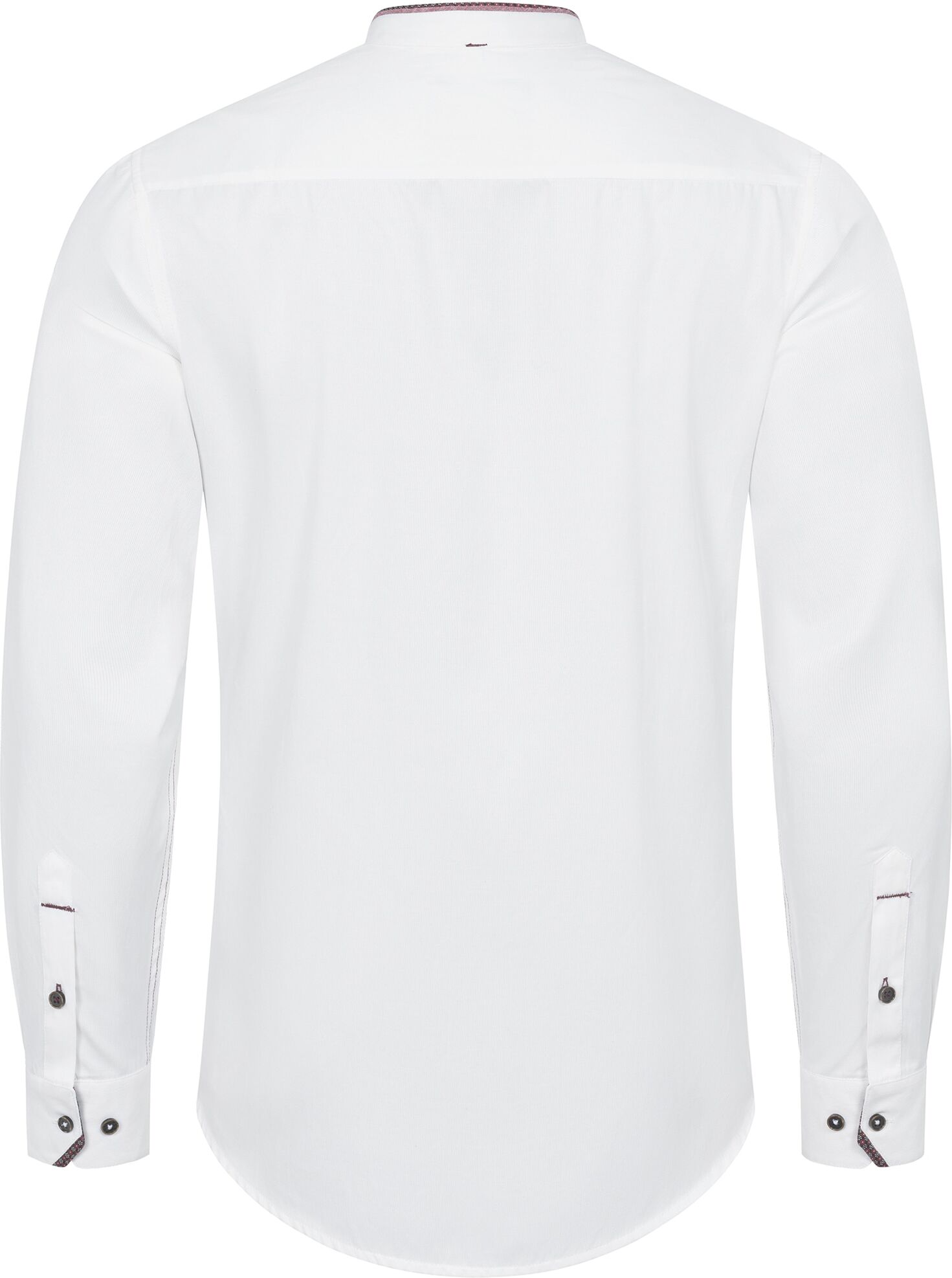 Trachtenhemd NÜBLER "Trachtenhemd Otto", Herren, Gr. XL, EURO, weiß, Obermaterial: 100% Baumwolle CO., Hemden Trachtenhemd