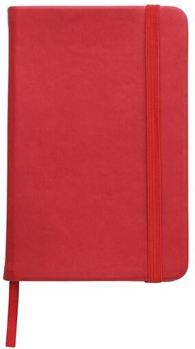 Carnet personnalisable carton papier PU rouge