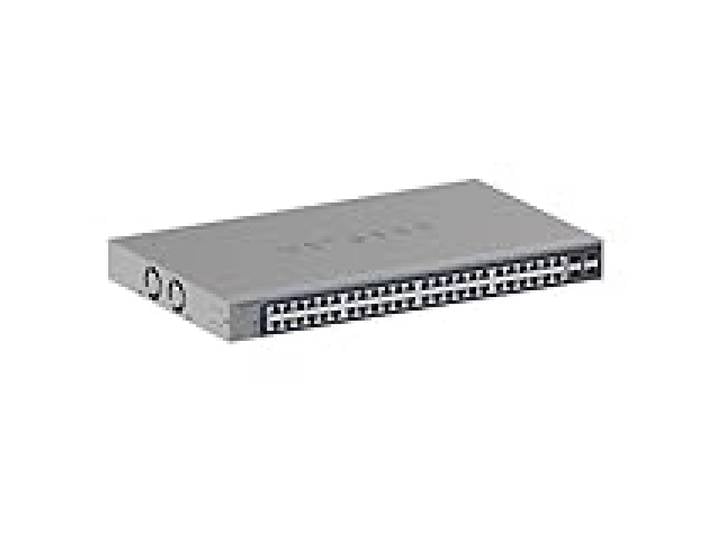 NETGEAR Switch Ethernet 52 Ports, Manageable Switch RJ45 Gigabit GS752TX