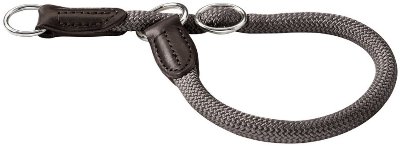 Hunter Collare Training Freestyle da Addestramento per Cani (max. 55 cm) L Grigio