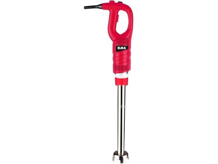 ELMA Professioneller Stabmixer 450W, 30 cm Edelstahl-Mixstab abnehmbar Variable Geschwindigkeit 6000–16000 U/min, Gastro Mixer für Großküche & Gastronomie, Rot
