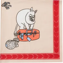 Arabia Finland Moomin Papierservietten Holiday Rush 33 cm, 20 St.