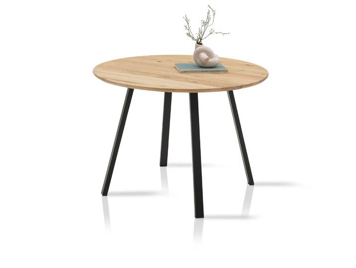NILSON Esstisch, Material Massivholz, Eiche massiv