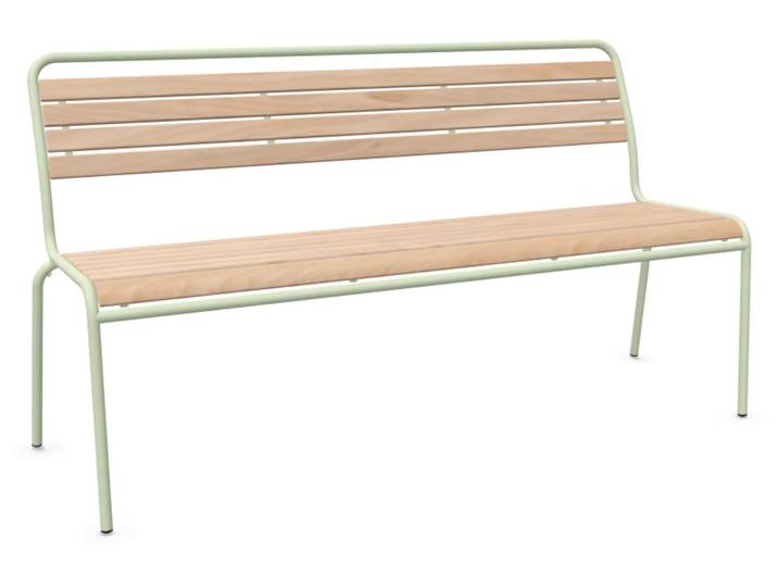 Holzlatten-3er-Bank Rigi von Schaffner / Farbe: Geölt / Grösse: 159 x 61 cm