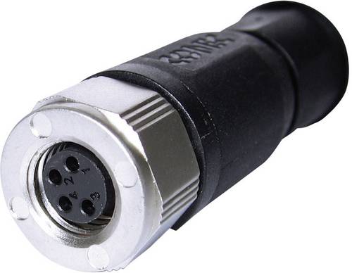 Conec 42-00008 Sensor-/Aktor-Steckverbinder, unkonfektioniert M8 Buchse, gerade Polzahl Sensoren: 4 1St.
