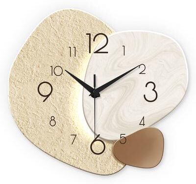 Smart Shopping Spot Modern Silent Quartz Wall Clock Simple Design For Living Room & Bedroom, No Battery Required a 14 Inch