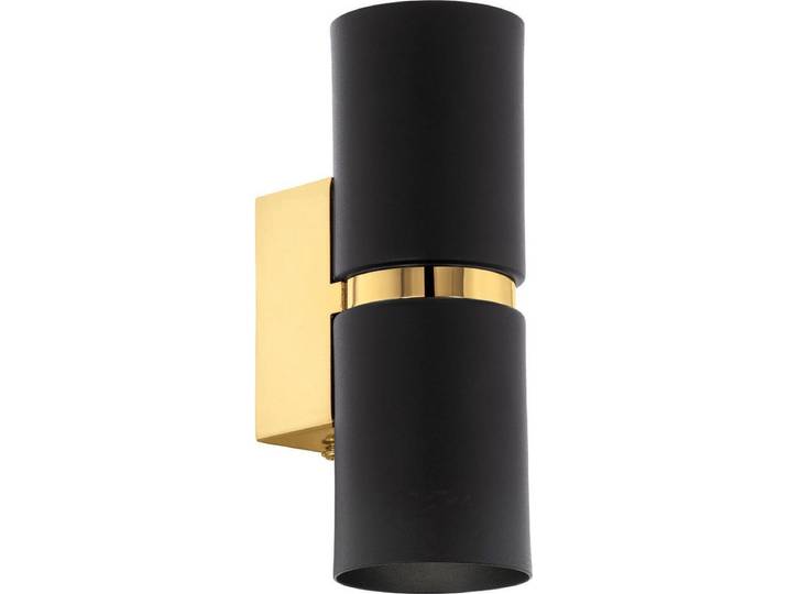 EGLO Passa - Wandlamp - 2 Lichts - Zwart\, Goud