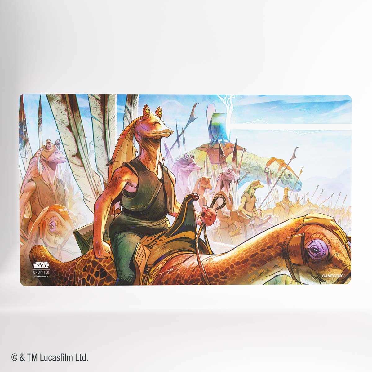 Star Wars: Unlimited Game Mat – Jar Jar Binks Officially Licensed Gamegenic Accessory for Trading Card Games