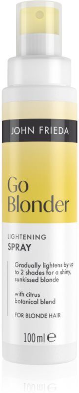 John Frieda Go Blonder Lightening Spray spray cheveux pour éclaircir les cheveux 100 ml
