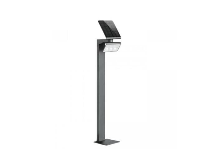 Steinel LED Gartenleuchte XSolar GL-S anthrazit, Solar Wegeleuchte höhenverstellbar, Bewegungsmelder, Nachtlicht