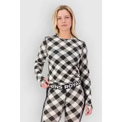 Mons Royale Cascade Merino Funktionsshirt check Gr. S