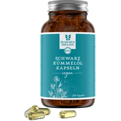 Bio Schwarzkümmelöl Kapseln vegan 108 g | 180 Kapseln