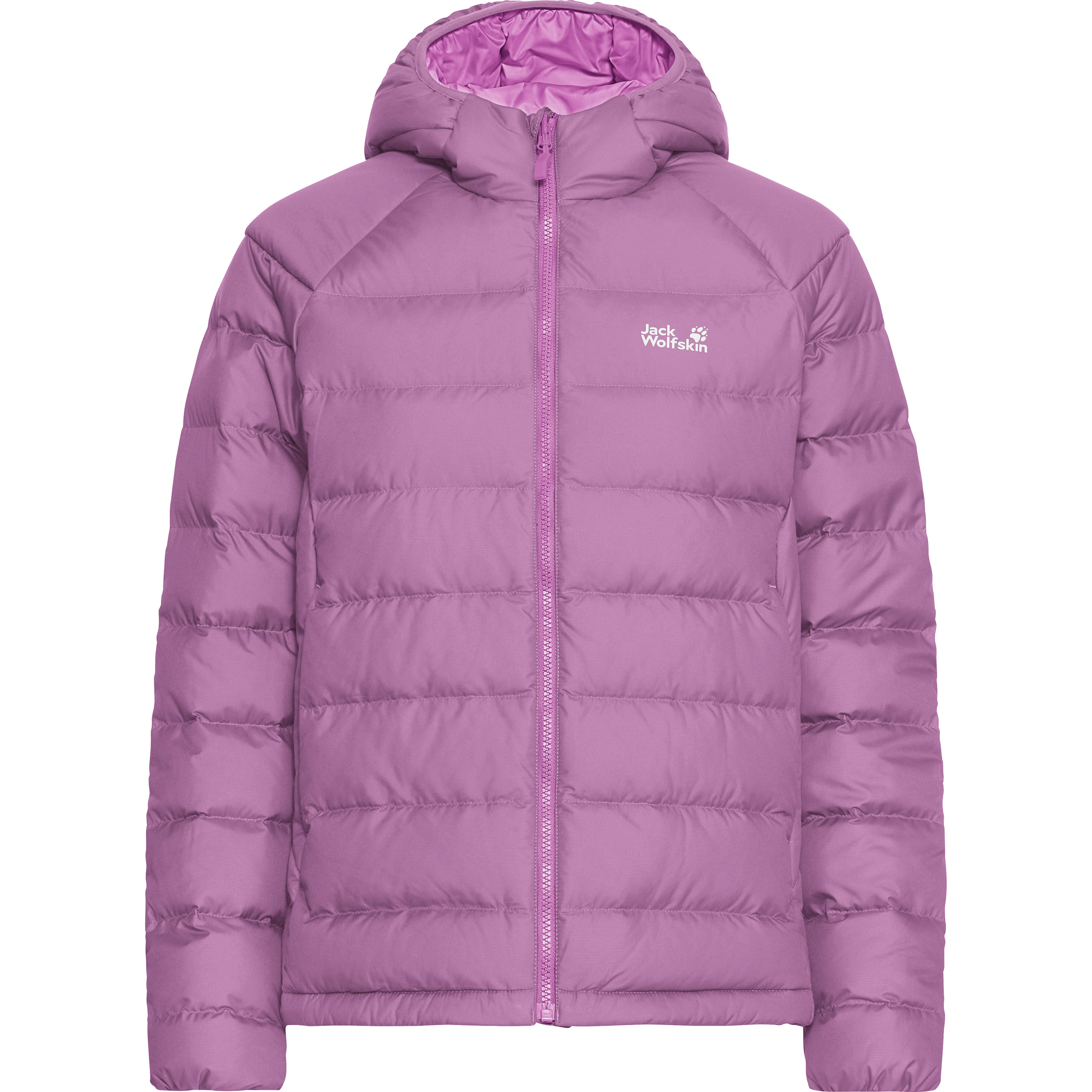 Jack Wolfskin Wild Pass Down Damen Isolationsjacke lila Größe M Trekking Widerstandsfähig Wasserabweisend