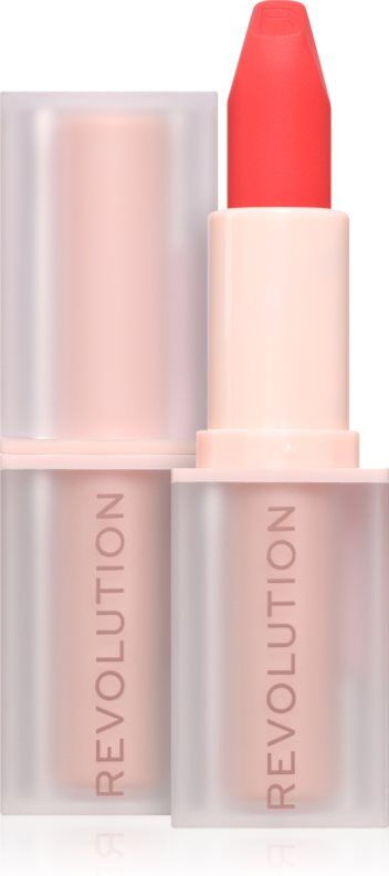 Revolution Lip Allure Soft Satin Lipstick creamy lipstick with satin finish shade Vibe Red 3.2 g