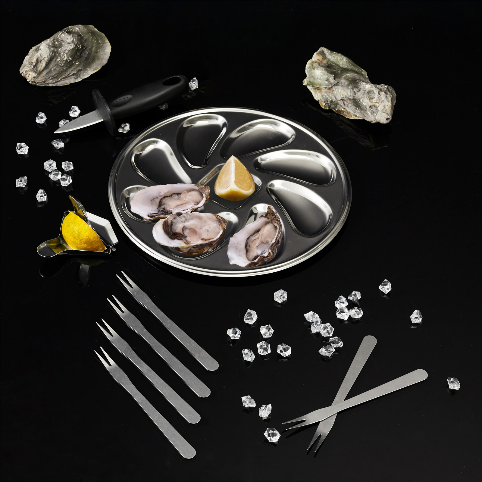Cook Concept Set van 9 artikelen met oesters