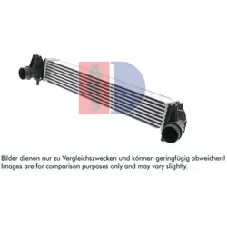 Ladeluftkühler AKS DASIS 047012N für VW Audi Polo VI A1 Sportback