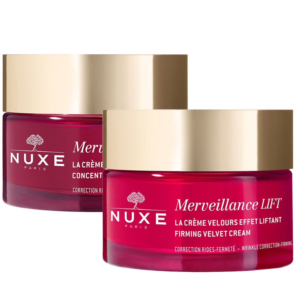 Nuxe Merveillance Lift seidige Lifting-Creme + konzentrierte Nachtc 2x50 ml Creme