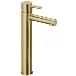 Herzbach Design iX Waschtisch-ELB Schaft ohne Ablauf Edelstahl Brass, 21.133200.2.41 21.133200.2.41