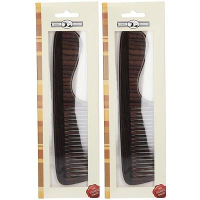 Griffkamm 19 cm Rosenholz grob gezahnt 2x 2x1 St