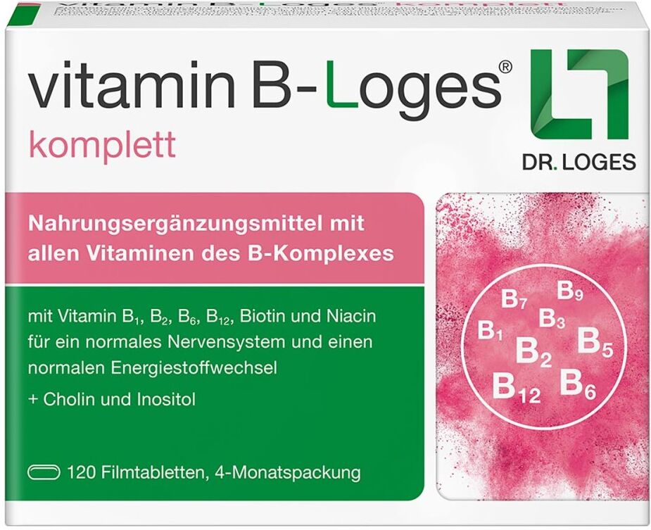 VITAMIN B LOGES vitamin B-Loges komplett: Vitamin B-Komplex mit Vitaminoiden
