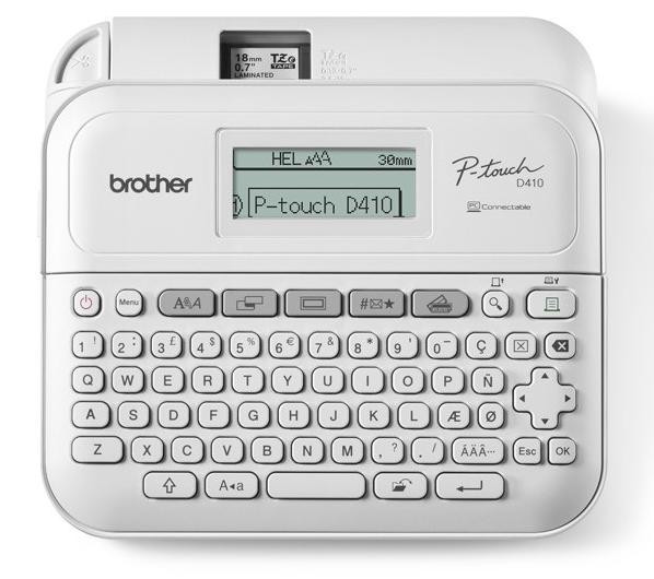 Brother etikettenprinter PT-D410VP inclusief draagtas