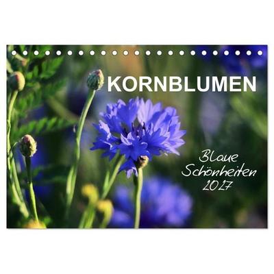Kornblumen - Blaue Schönheiten (Tischkalender 2027 DIN A5 quer), CALVENDO Monatskalender