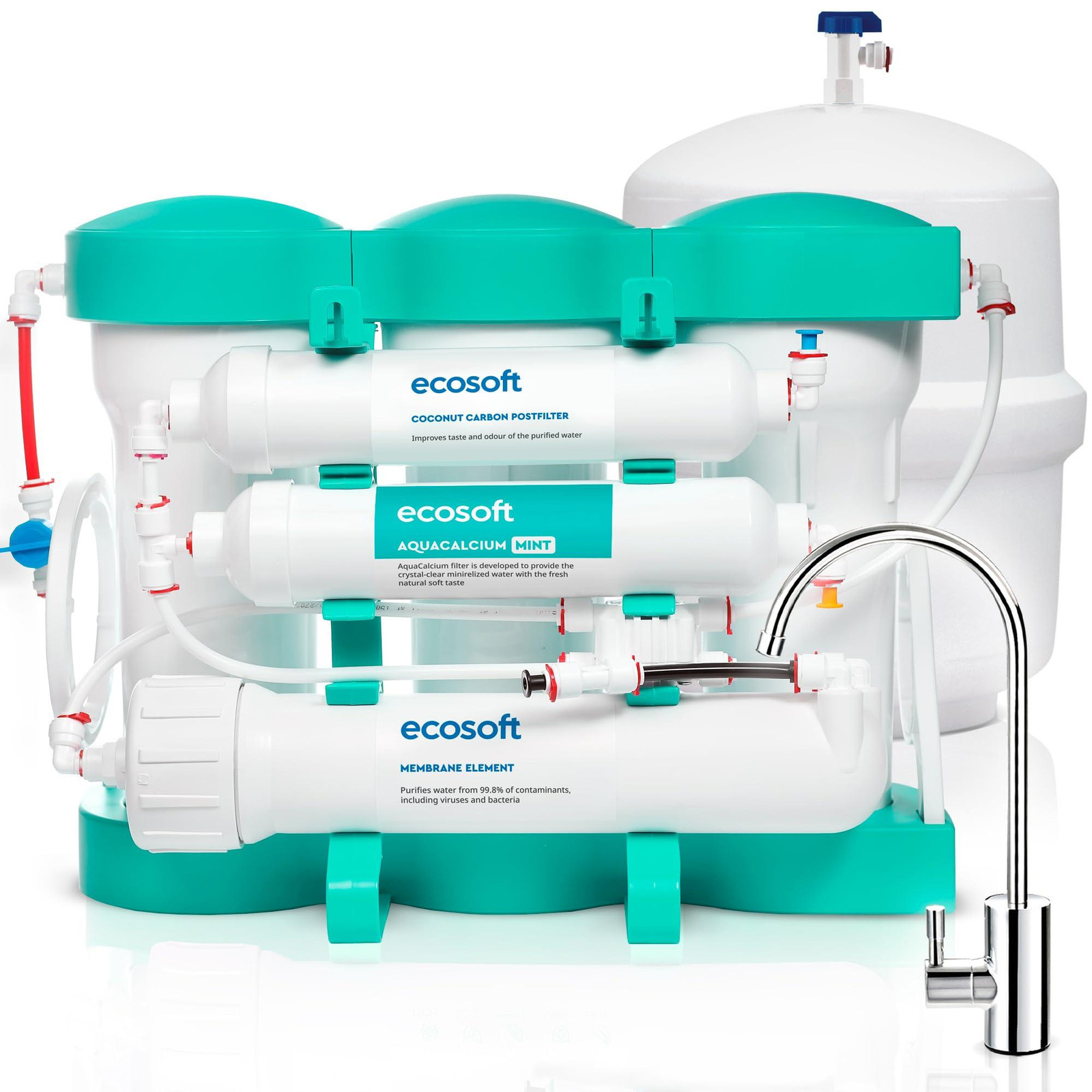 Dripio Omgekeerde osmose filtersysteem met calciummineralisatie, 12 liter reservoir