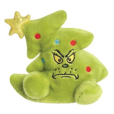 Aurora 15297 - Palm Pals Grinch Tree, Plüschfigur, ca.13 cm, Dr. Seuss