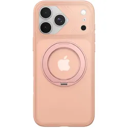Pangao Transluzente Ring MagSafe Hülle iPhone 18 Pro (Apple iPhone 18 Pro), Smartphone Hülle, Rosa