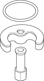 Dornbracht Befestigungssatz EHM 0430110382590 roh