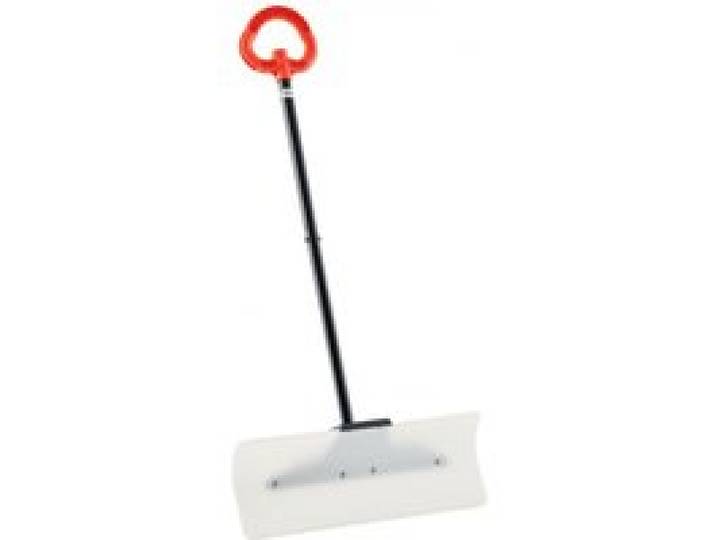 VEVOR Sneeuwschuiver, 610x1250mm Sneeuwruimer met ergonomische handgreep, HDPE-schepblad, sneeuwruimgereedschap, draagbare sneeuwschuiver voor het reinigen van opritten, trappen en trottoirs