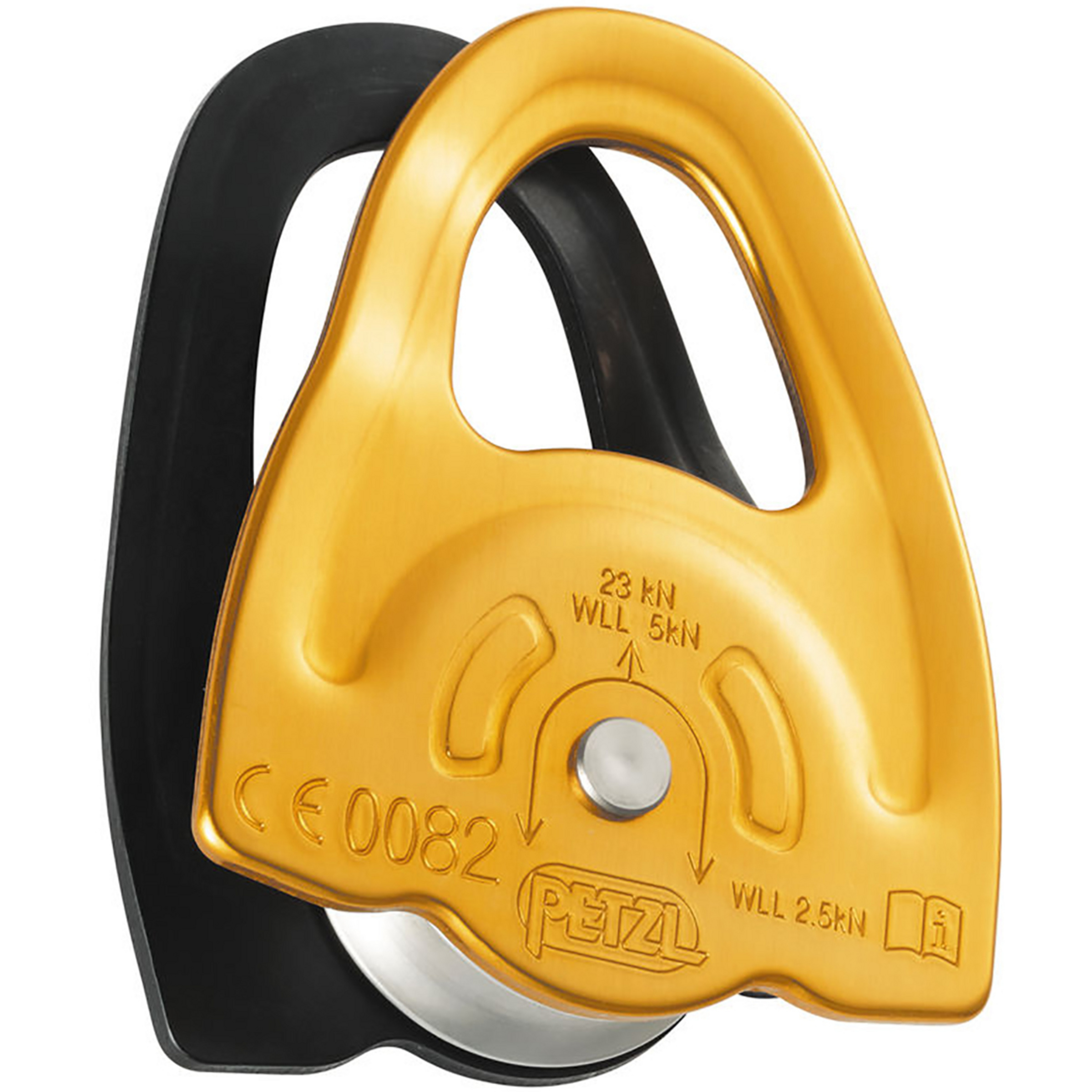 Petzl Mini Prusikrolle Seilrollen gelb Alpinklettern