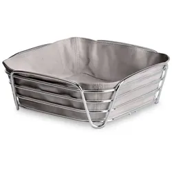 blomus Brotkorb Delara 25,5 x cm Stahl Grau Taupe L (Large)
