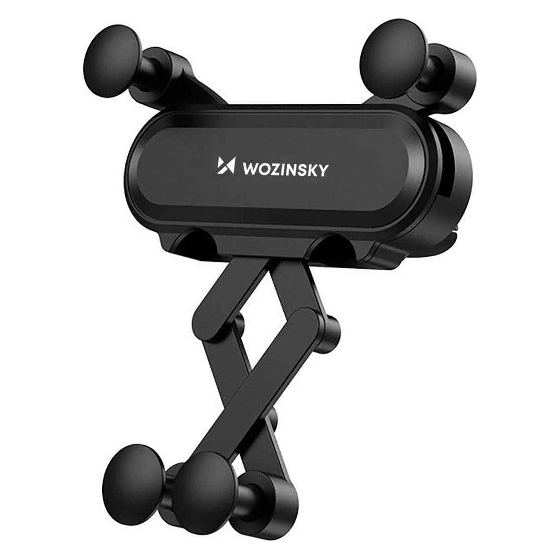 Wozinsky car phone holder gravity for ventilation grille black (WCH-05) (WCH-05)