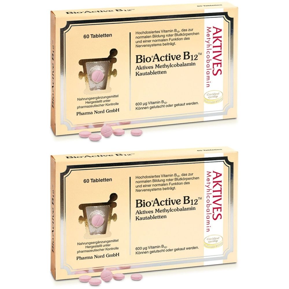 BIO Active B12 Kautabletten 2x 2x60 St