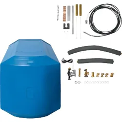 Buderus Logaplus M LT160 blau mit BCC26 HE und Warmwasserfühler