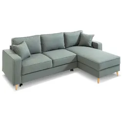 Ecksofa Lyon Stoff Grün