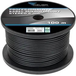 Azusa Professionelles 6-mm-Stereo-Mikrofonkabel (0.22 m), Audiokabel