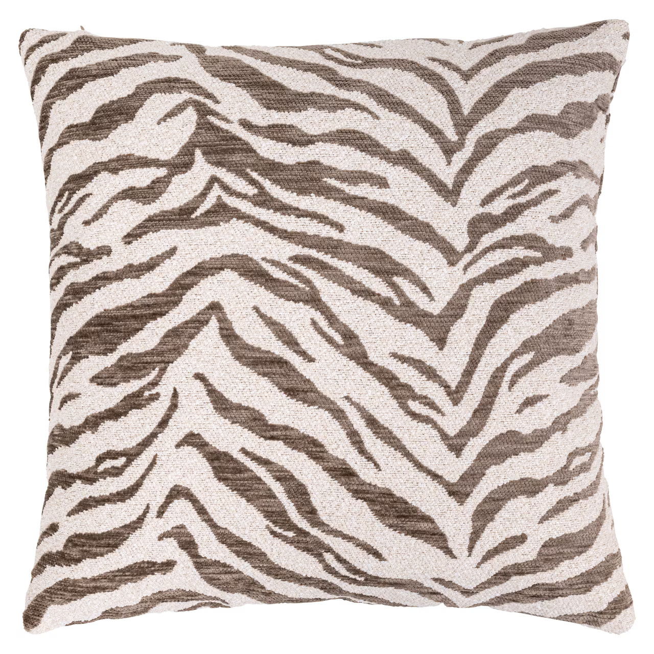 Richmond Interiors Kussen Tara Tiger, 50 x 50 cm - Taupe