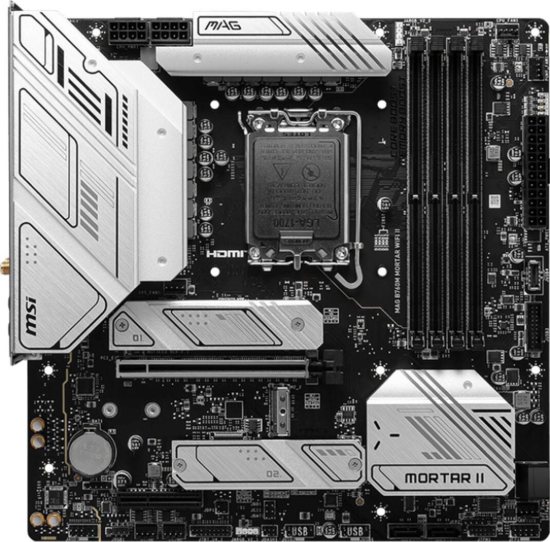MSI MAG B760M Mortar WiFi II moederbord