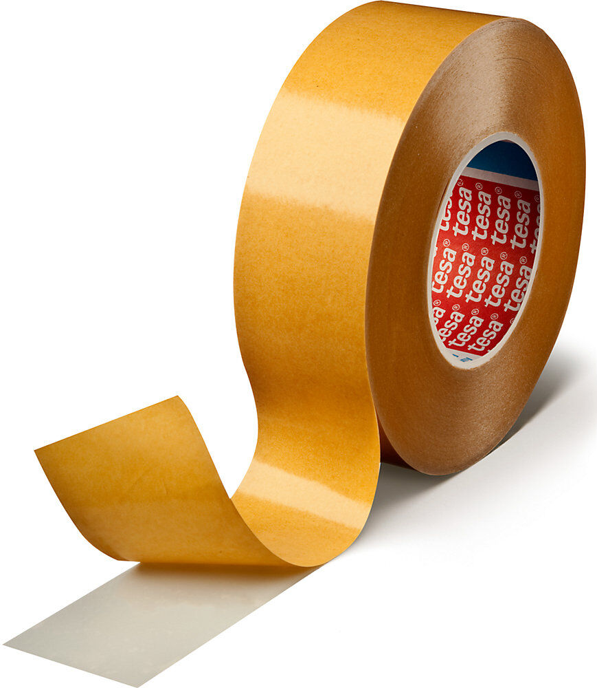 Doppelseitiges Klebeband, tesafix® 4934, VE 24 Rollen, weiß, Bandbreite 50 mm tesa