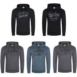 Jack & Jones Hoodie Herren Regular Fit JJEADRIAN - Asphalt (Jack & Jones) - 6XL