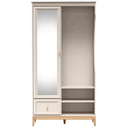 GARDEROBENSCHRANK CUNEO 100/193/41 Modern Garderobenschrank Kaschmir