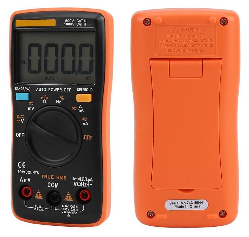 Lustrens 9999 Autoranging Multimeter True-Rms met Digitaal Display