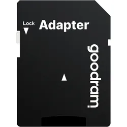Goodram M1A4-1280R12 memory card 128 GB MicroSDHC Class 10 UHS-I - High Capacity SD (Mic (128 GB, microSDHC, microSDXC, U1, UHS-I), Speicherkarte, Schwarz, Weiss