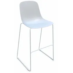 Infiniti Barhocker Pure Loop Kunststoff Weiß
