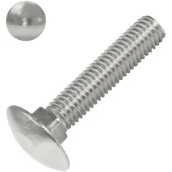 Dresselhaus, Schrauben, Halbrundkopfschraube ISO 7380-2 6x25 mm Edelstahl A2, 100 Stück (100 Schrauben pro Stück)