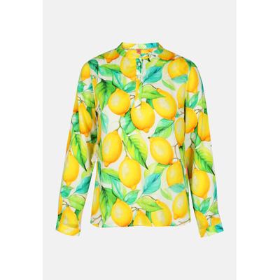 Klassische Bluse SALZHAUT "Bluse BLUSTERICH", Damen, Gr. L, bunt (multicolor), Obermaterial: 100% Modal CMD., Blusen Bluse