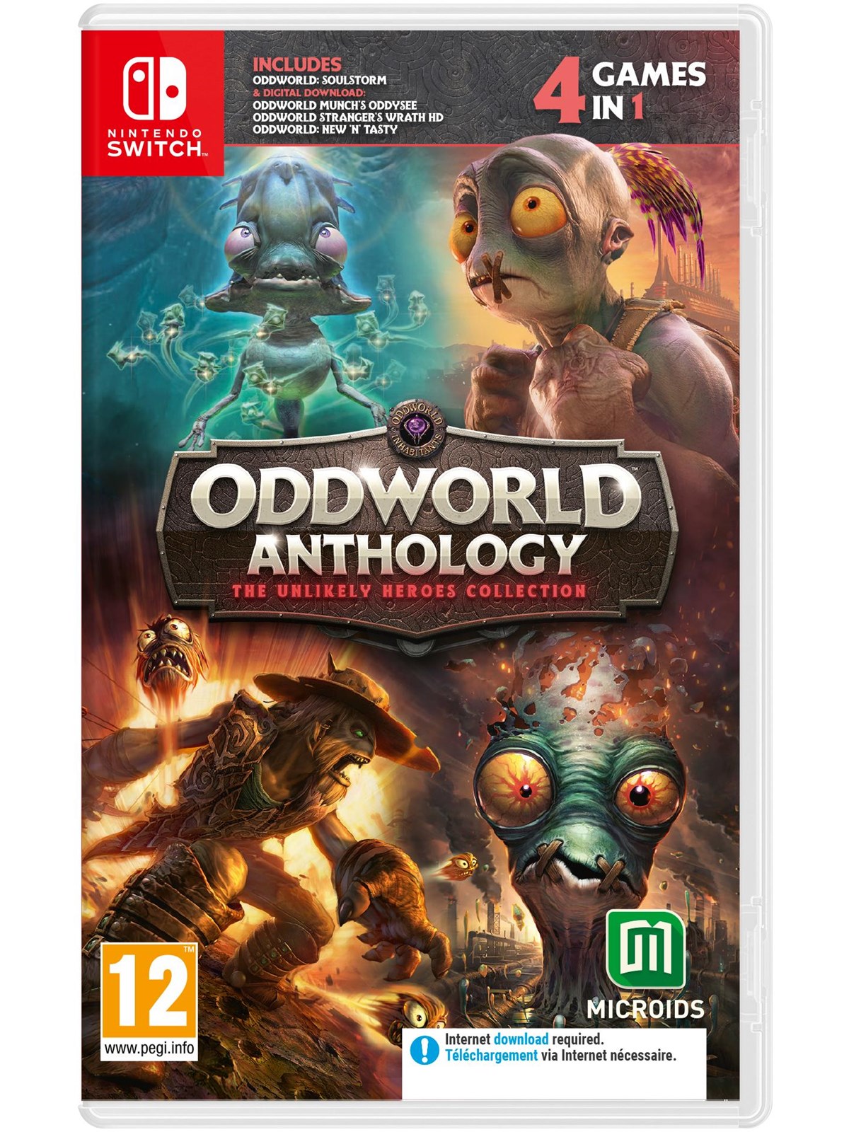 Oddworld Anthology: The Unlikely Heroes Collection - Nintendo Switch - Abenteuer - PEGI 12